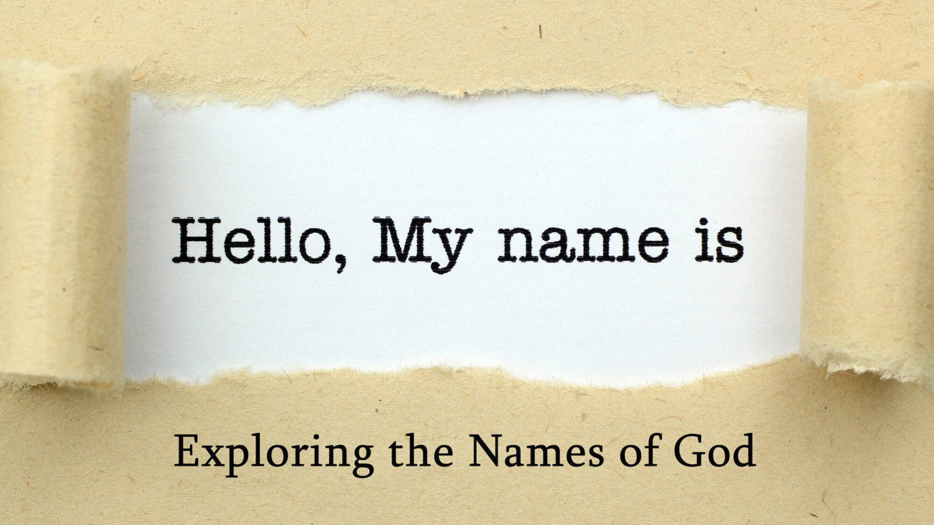 Hello, My Name Is